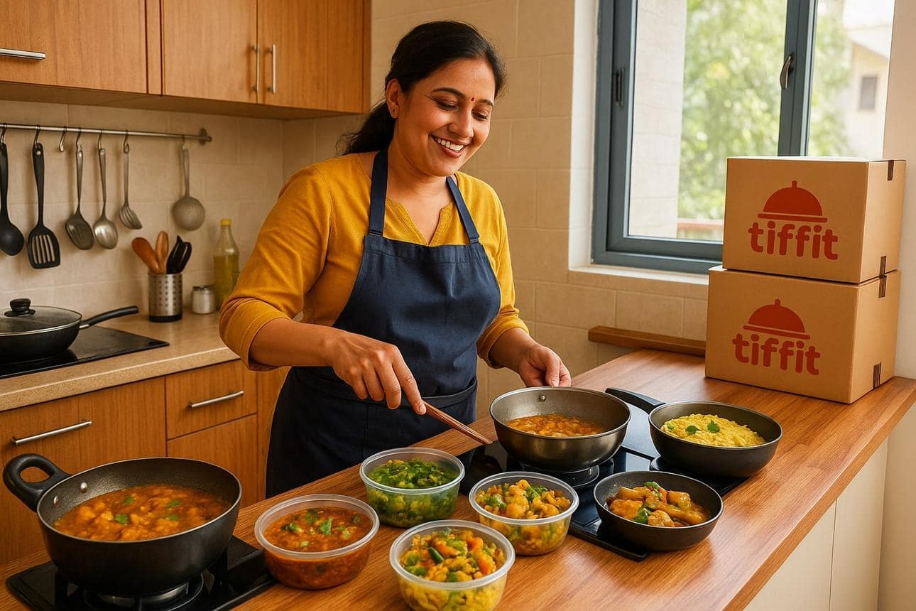 घर से टिफिन सर्विस बिज़नेस की शुरुआत